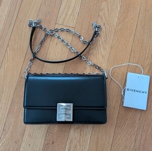 Givenchy Black Leather Shoulder Bag
